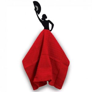 מתלה למגבת - רקדנית פלמנקו-0