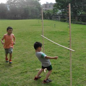 משחק לימבו ענק מעץ - לחצר ולגינה-0