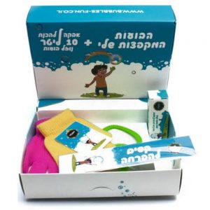 ערכת בועות מקפצות עם כפפה להפרחת בועות סבון ענקיות כולל אבקה ליצירת 10 ליטר נוזל בועות-0