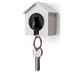 QUALY מתלה ומחזיק מפתחות - ציפור-0