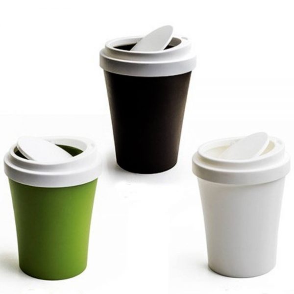 QUALY פח בעיצוב כוס קפה - ירוק-37048