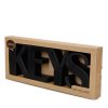 מתלה מפתחות מגנטי מעוצב לקיר - שחור KEYS - QUALY-36918