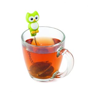 חולט תה ינשוף יושב על כוס-Joie-0