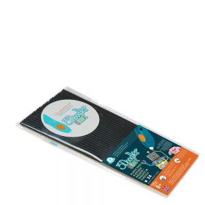 מארז מילויים לעט תלת מימד Doodler Start - שחור-0