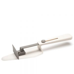 CakeDozer כף הגשה לעוגה לבן אפור- קייקדוזר -0