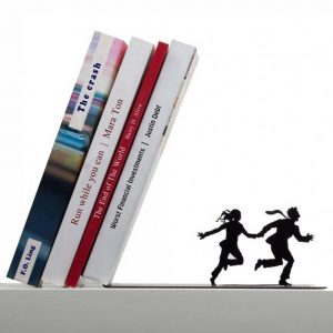 Runaway Bookend תומך ספרים מקסים- "בורחים"-0