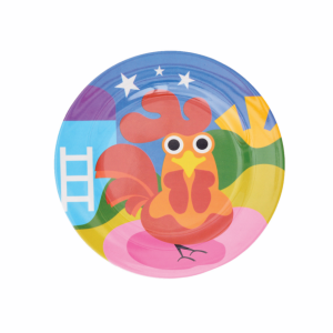 צלחת ילדים תרנגול-0