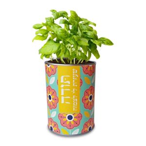 ערכה לגידול בזיליקום בפחית - 'תודה שעזרת לי לצמוח' -0