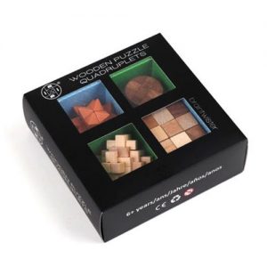 מארז 4 משחקי חשיבה מעץ-0