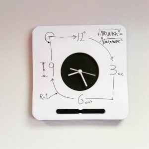 שעון קיר בלוק נייר-0