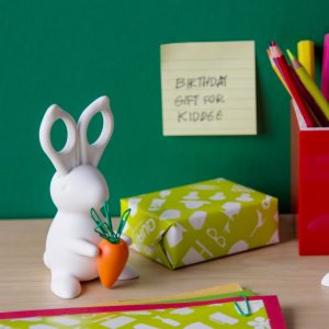 מעמד למספריים בצורת ארנב QUALY-0