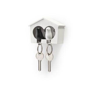 QUALY מתלה ומחזיק מפתחות זוגי- ציפור-41231