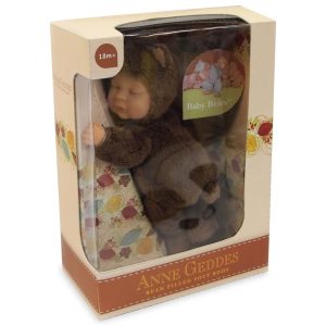 בובת בייבי דובי שוקולד - Anne Geddes-0