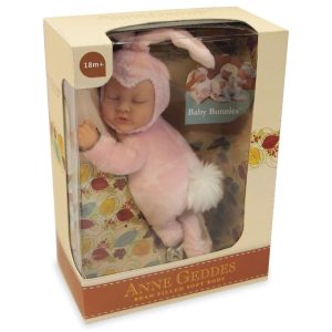 בובת בייבי ארנבון ורוד - Anne Geddes-0