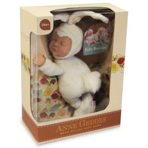 בובת בייבי ארנבון שלג - Anne Geddes-0