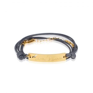 צמיד שרוך עם מסר "החופש להיות"-0