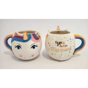 מאג חד קרן עם בלורית צבעונית-0