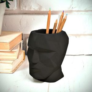 מתקן לכלי כתיבה ראש בטון-0