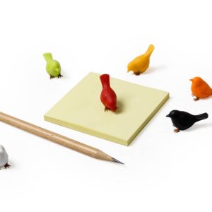 QUALY סט מגנטים מעוצבים למקרר - ציפורי שיר-0