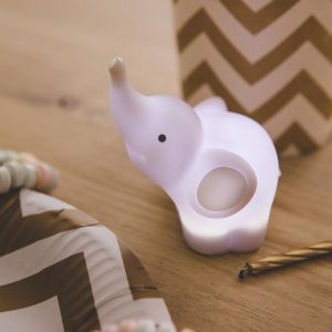 מנורת מיני פיל אפור LED