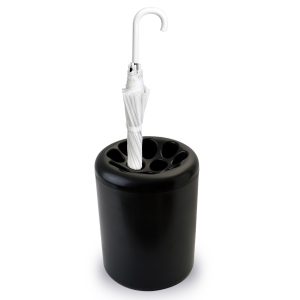 QUALY - מעמד למטריות לוטוס שחור-0