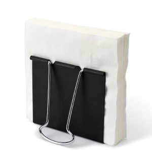 מעמד למפיות בצורת קליפס משרדי