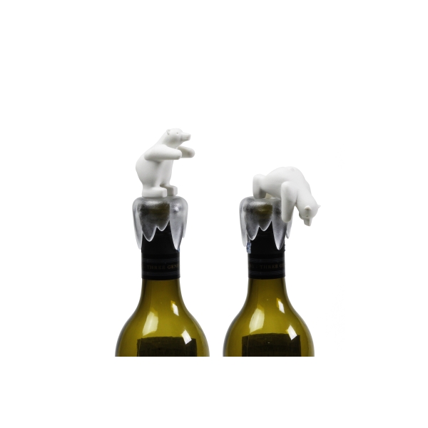 פקק לבקבוק יין דוב קוטב - QUALY-42706
