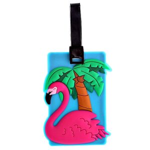 תג שם למזוודה - פלמינגו-0