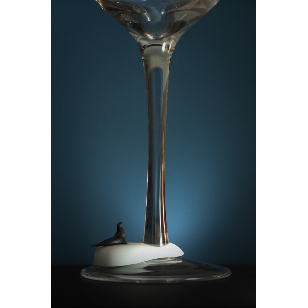 סמני כוסות יין חיות קוטב- QUALY-42782