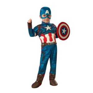 תחפושת בייבי קפטן אמריקה שרירי דלוקס הנוקמים של חברת רוביס-0