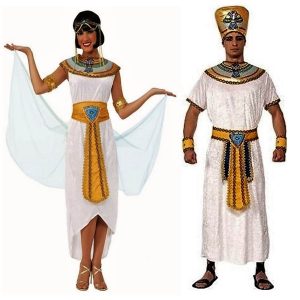 תחפושת זוגית מלך ומלכה מצריים למבוגרים של חברת רוביס-0