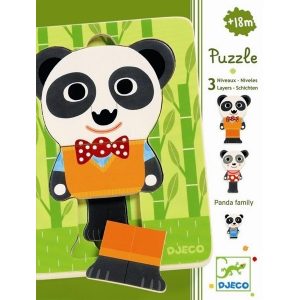 פאזל  שכבות פנדה DJECO
