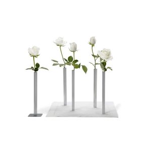 אגרטלים מגנטיים - סט של 5 בכסף-0