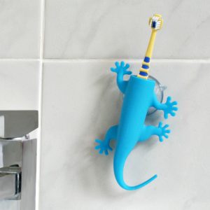 מתלה נצמד למברשת שיניים - לטאה-0