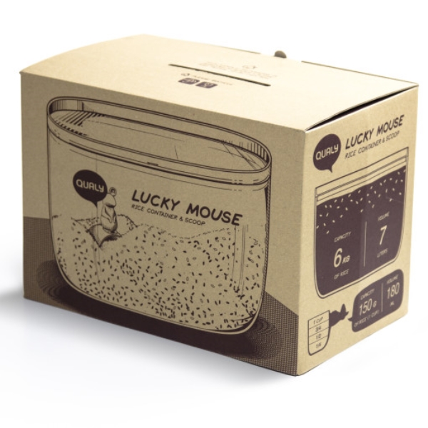 QUALY - קופסת אחסון עם כף עכבר-45712