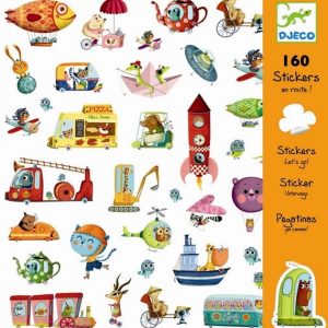 160 מדבקות בדרכים - DJECO -0