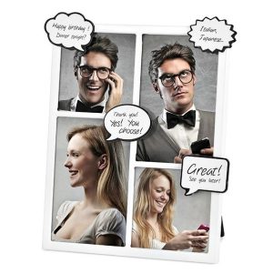 מסגרת תמונות קומיקס עם בלוני שיחה מגנטיים-0