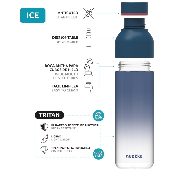 בקבוק מעוצב QUOKKA ICE NATURE -47184