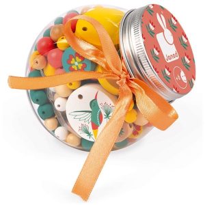 ערכת חרוזים בצנצנת - ציפורים-0