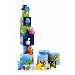 מגדל קוביות - 3 ב-1-0