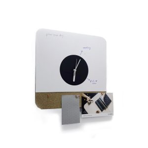 שעון קיר בלוק נייר ושעם-0