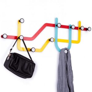 מתלה קיר Subway Multi Hook צבעוני-0