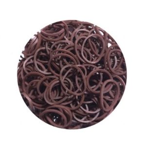 מארז 600 גומיות+24 סוגרים לריינבו לום - Rainbow Loom - בורדו-0