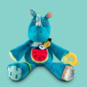 בובת פעילות לתינוק - קרנף-0