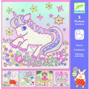 יצירה שבלונות - חד קרן DJECO-0