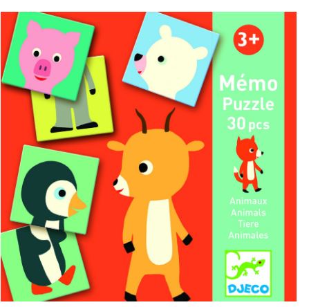 משחק זיכרון - חיות חמודות DJECO-0