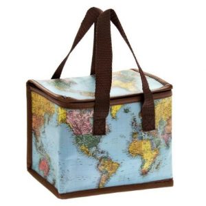 תיק אוכל תרמי מפות וינטג'-0