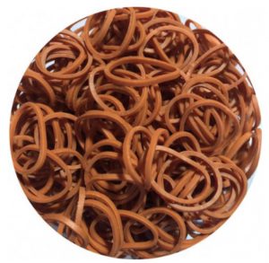 מארז 600 גומיות+24 סוגרים לריינבו לום - Rainbow Loom - קרמל-0