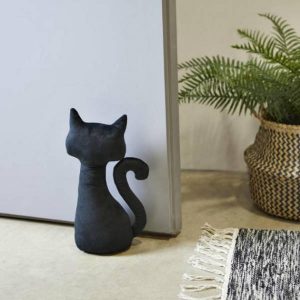 Meow - מעצור דלת צללית חתול -0