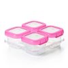 OXO TOT סט קופסאות אוכל לאחסון והקפאה - ורוד-51734